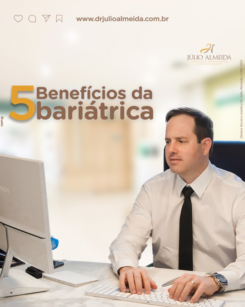 5 Benefícios da Cirurgia bariátrica 
